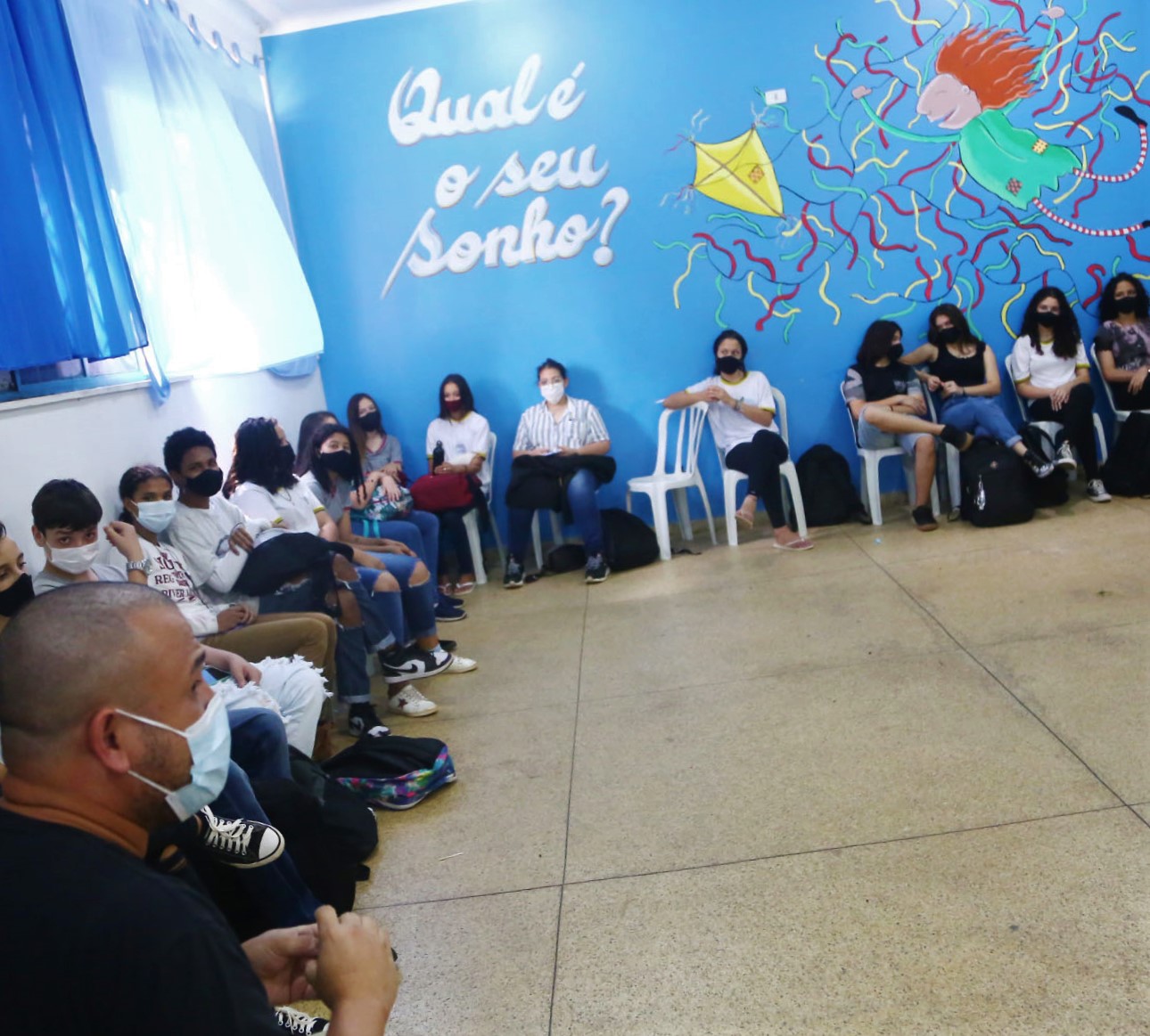 Aula de Projeto de Vida no Cepi Professor Pedro Gomes